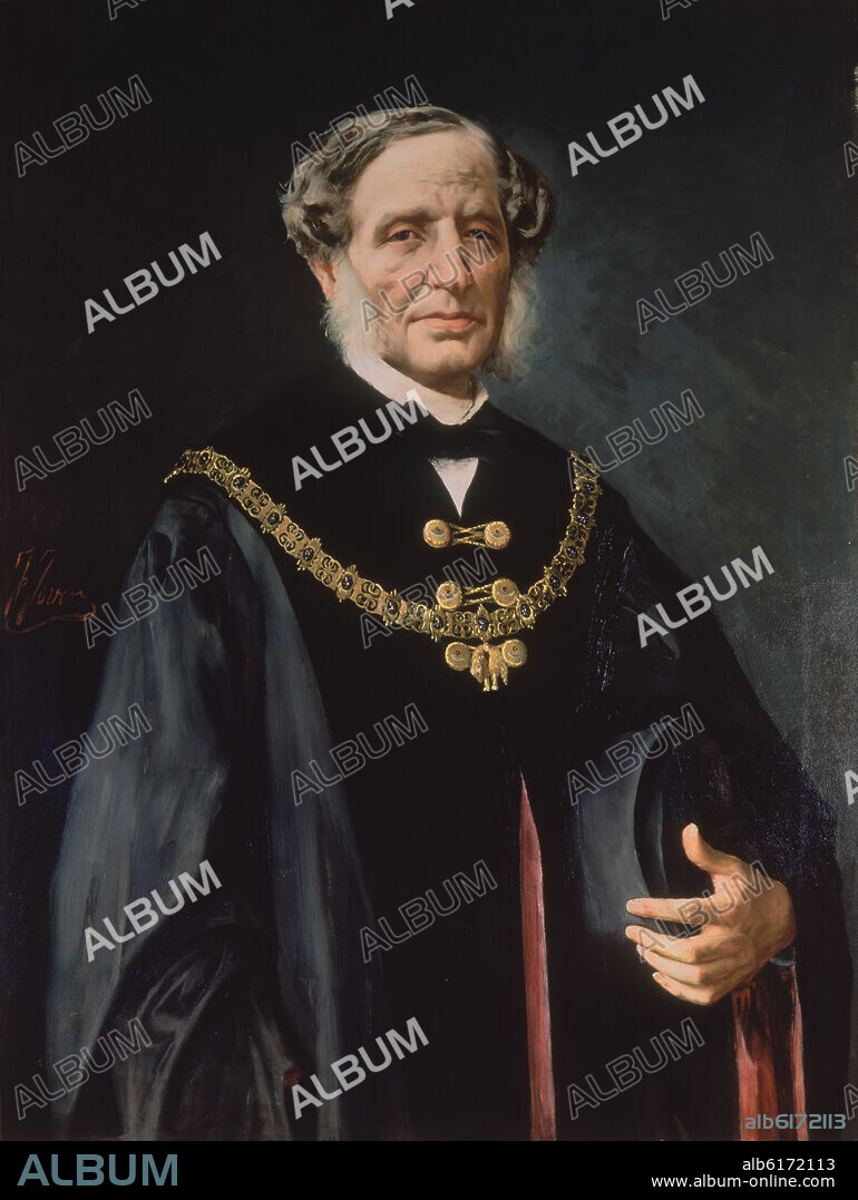 FRANCISCO JOVER CASANOVA (1836-1890). MANUEL SEIJAS LOZANO (1800/1868) - PRESIDENTE DEL SENADO EN 1867 EN LA SEGUNDA LEGISLATURA - SIGLO XIX.