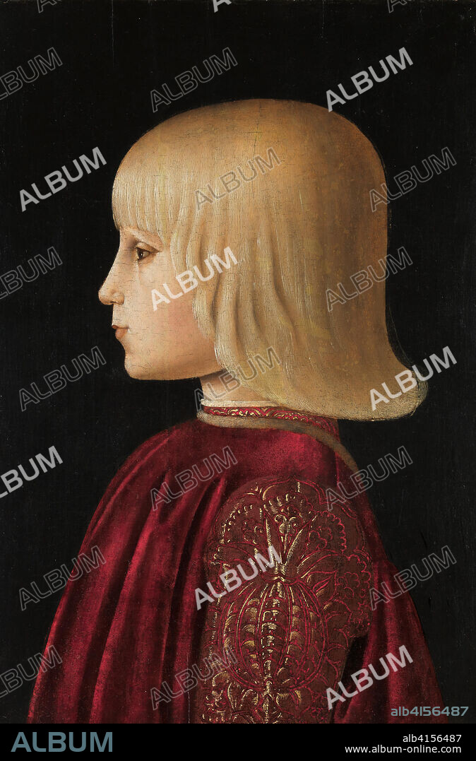 Piero della Francesca (Borgo San Sepolcro (Sansepolcro), ca. 1415-1492). Portrait of a Boy. (Guidobaldo Da Montefeltro?) (ca. 1483). Tempera on panel. 41 x 27.5 cm.