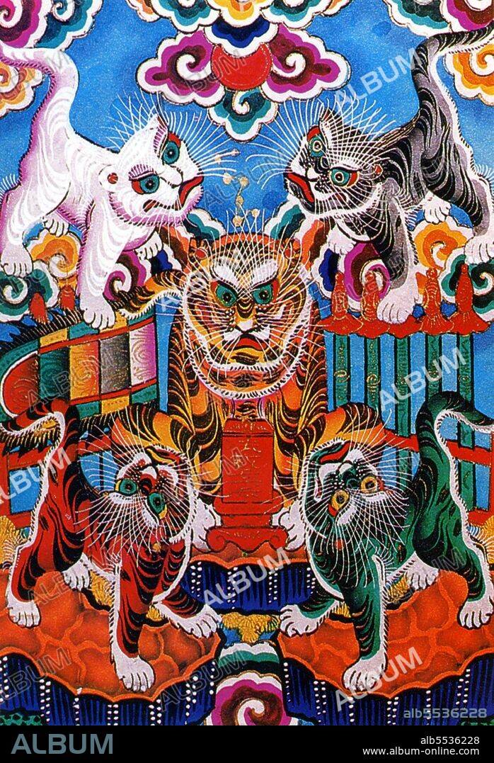 Hang Trong painting (Vietnamese: Tranh Hàng Tr?ng) is a genre of Vietnamese woodcut painting that originated from the area of Hàng Tr?ng and Hàng Nón streets in Old Hanoi's 36 Streets District. In the past, Hang Trong painting was an essential element of the T?t holiday in Hanoi, but today this tradition has almost disappeared and authentic Hang Trong paintings are found only in museums or fine art galleries.