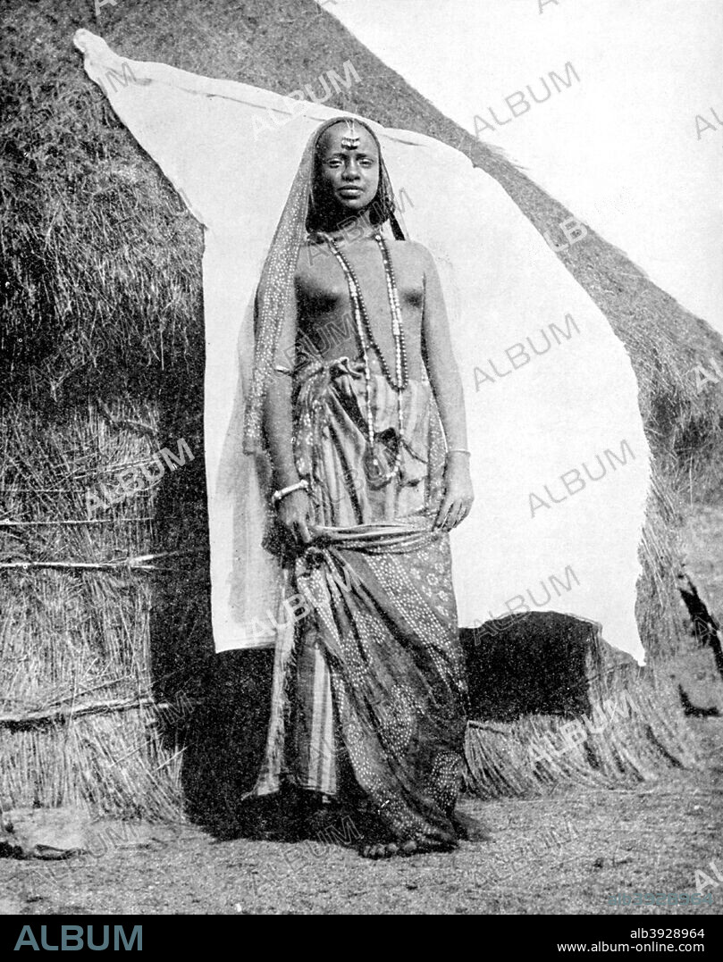An Abyssinian (Ethiopian) woman, 1936. From Peoples of the World in Pictures, edited by Harold Wheeler, published by Odhams Press Ltd (London, 1936).
