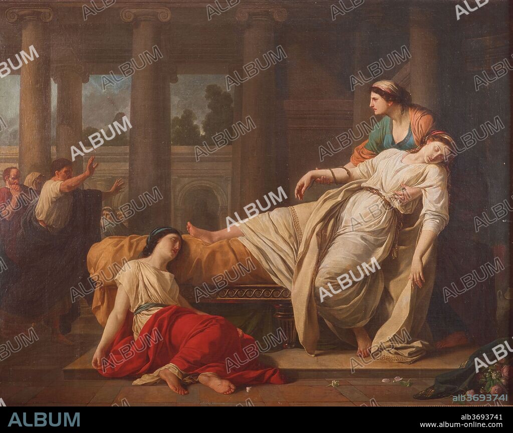 JOSEPH-BENOîT SUVéE. The Death of Cleopatra.