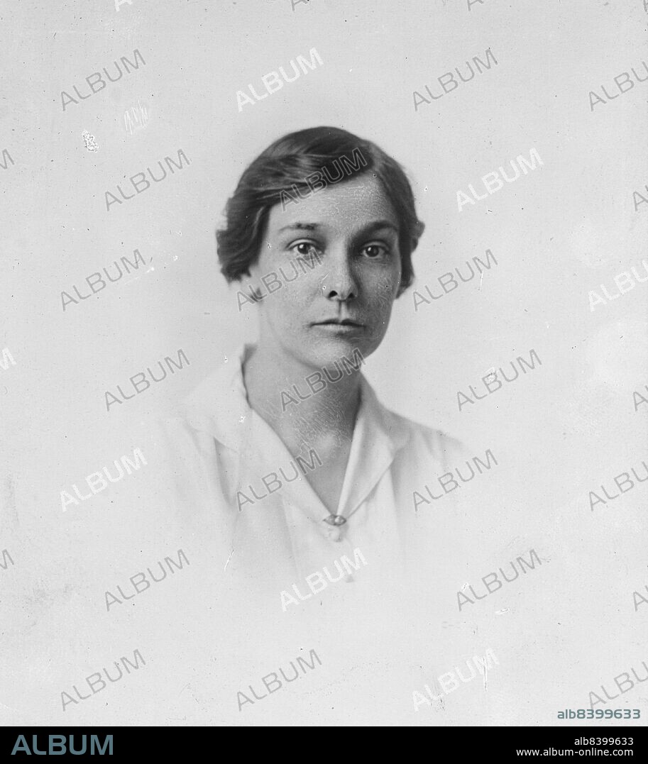 Gertrude Crocker, 1917. US suffragist, activist, campaigner, sister of Ruth Crocker.