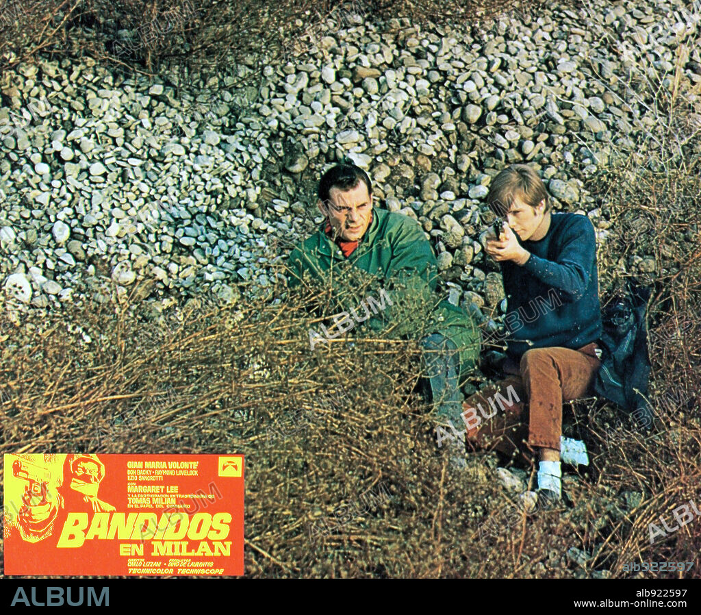 GIAN-MARIA VOLONTE in BANDITS IN MILAN, 1968 (BANDITI A MILANO), directed by CARLO LIZZANI. Copyright DINO DE LAURENTIIS.