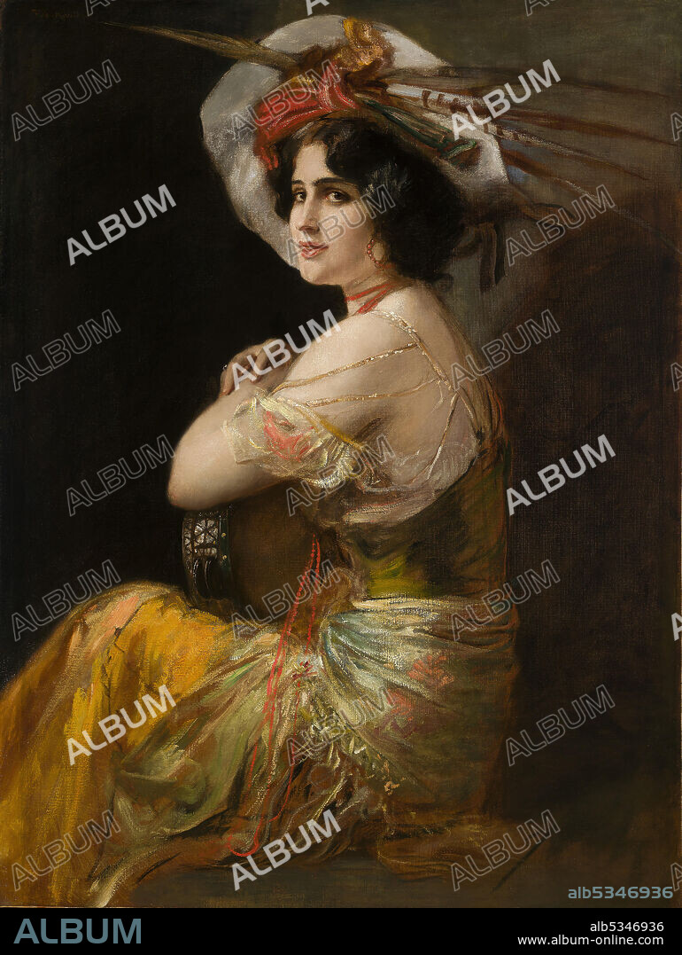 FRIEDRICH AUGUST VON KAULBACH. Rosario Guerrero as Carmen.