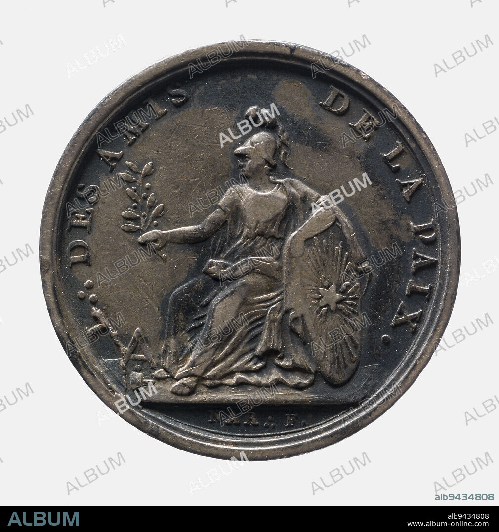 Masonic token, Friends of Peace Lodge, NAR, Medal engraver, In 1789, 4th quarter of the 18th century, Numismatic, Token (numismatic), Pewter, Dimensions - Worked: Diameter: 2.9 cm, Weight (type dimension): 8.5 g.