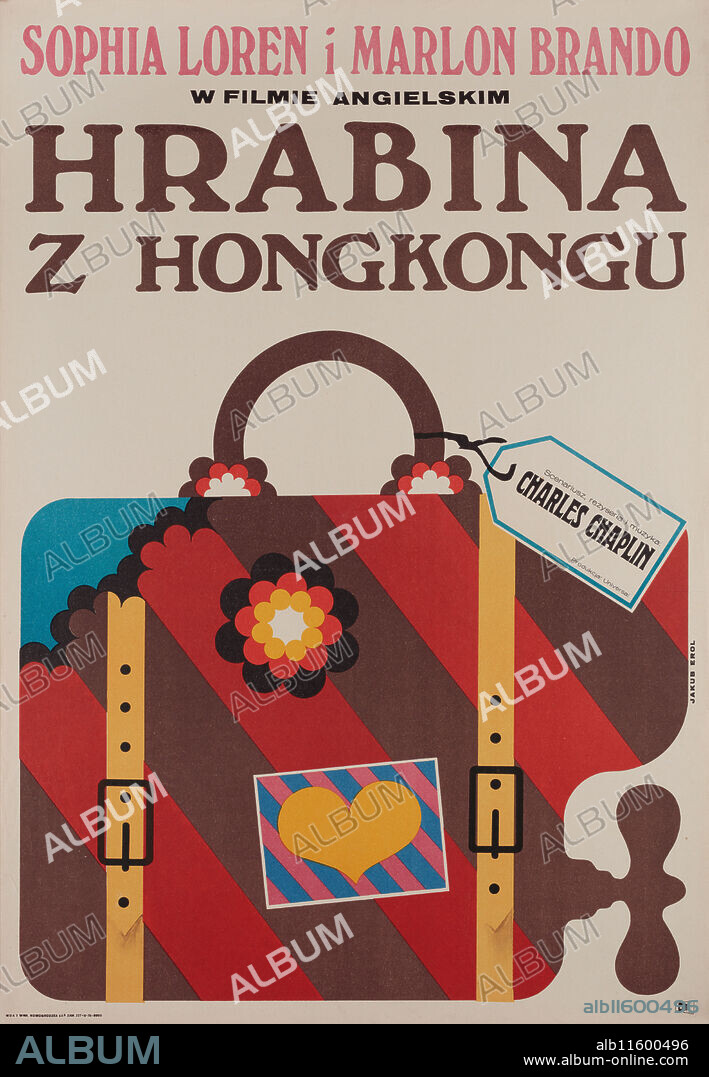 JAKUB EROL. Movie poster "A Countess from Hong Kong" by Charles Chaplin.