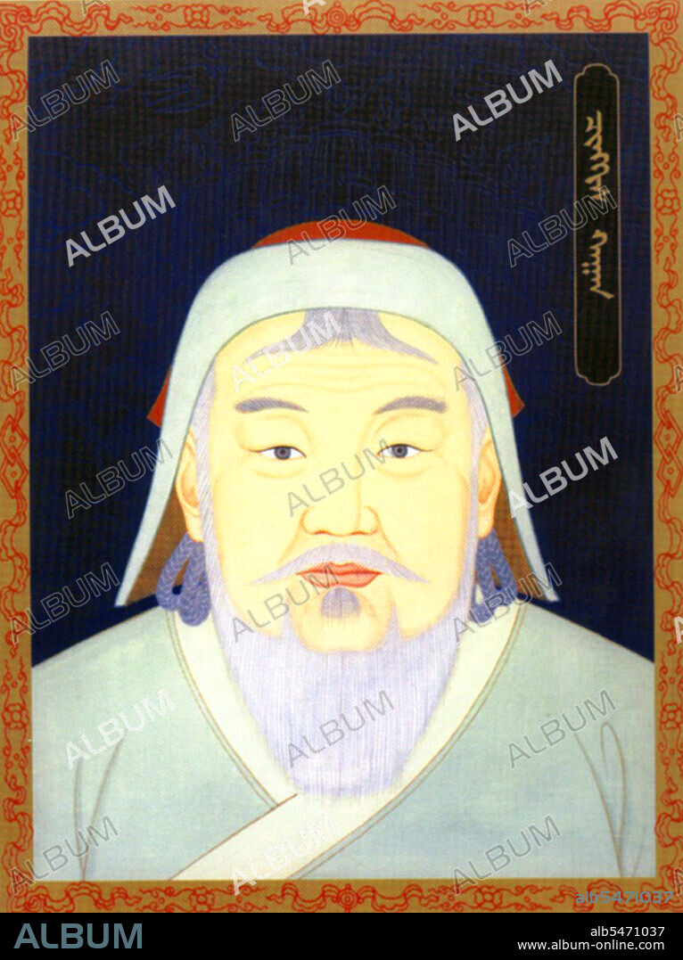 Genghis Khan (1162-1227), born Borjigin Temujin, was the founder, Khan (ruler) and Khagan (emperor) of the Mongol Empire, which became the largest contiguous empire in history after his death. He came to power by uniting many of the nomadic tribes of northeast Asia. After founding the Mongol Empire and being proclaimed 'Genghis Khan', he began the Mongol invasions that would ultimately result in the conquest of most of Eurasia. These included raids or invasions of the Kara-Khitan Khanate, Caucasus, Khwarezmid Empire, Western Xia and Jin dynasties. These campaigns were often accompanied by wholesale massacres of the civilian populations - especially in Khwarezmia. By the end of his life, the Mongol Empire occupied a substantial portion of Central Asia and China. The founder of the Mongolian State, Temujin Genghis Khan, was born in 1162, the black horse year, in Deluunboldog on the bank of river Onon, Hentei Aimag as the eldest son of Yesuhey Baatar and princess Oulun. He assumed the throne in 1206, the red tiger year, and passed away in 1227, the red pig year. The first capital of his empire was in Hudou aral on the Herlen River, present day Avarga Toson.