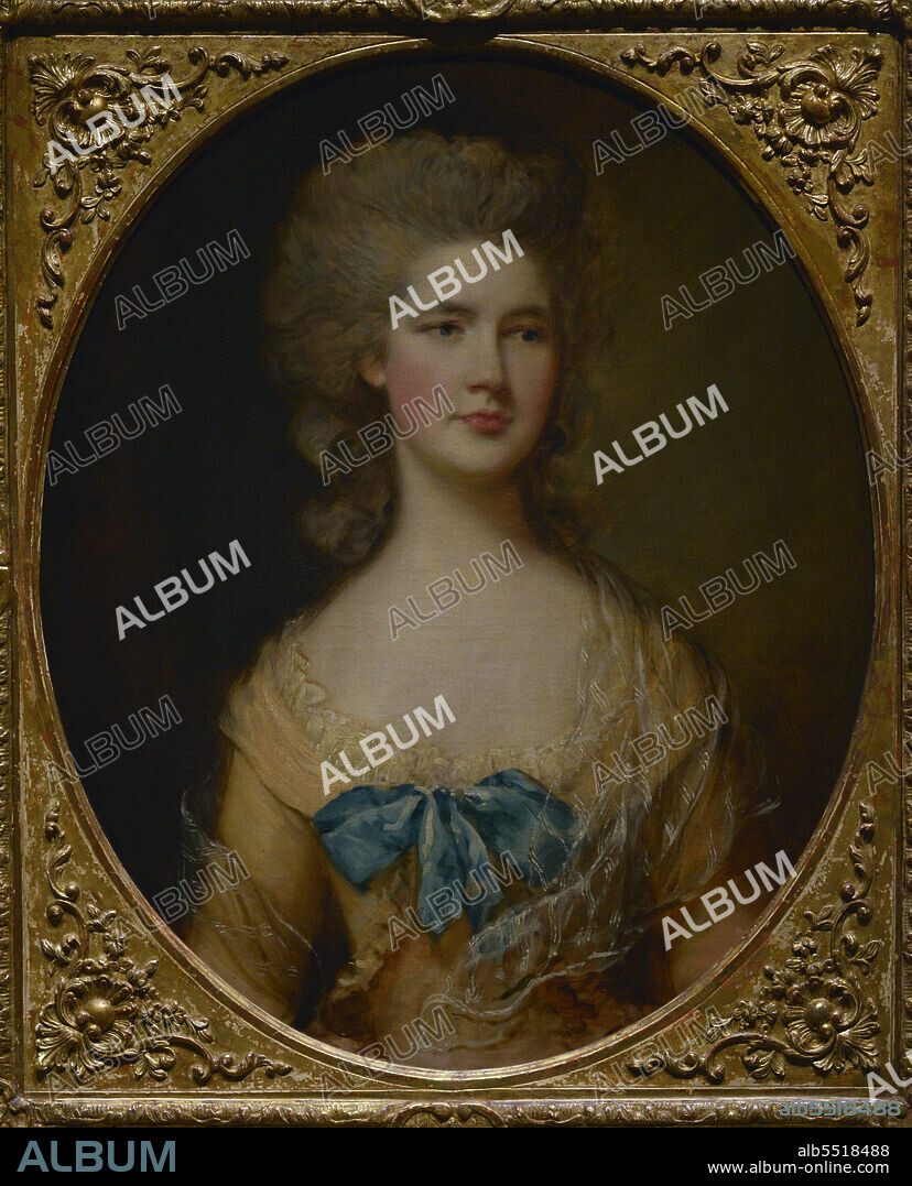 THOMAS GAINSBOROUGH (1727-1788). ENGLISH PAINTER.. Thomas Gainsborough (1727-1788). Pintor inglés. Miss Philadelphia Rowley, h. 1783. Oleo sobre lienzo (73 x 58 cm). Museo Calouste Gulbenkian. Lisboa. Portugal.