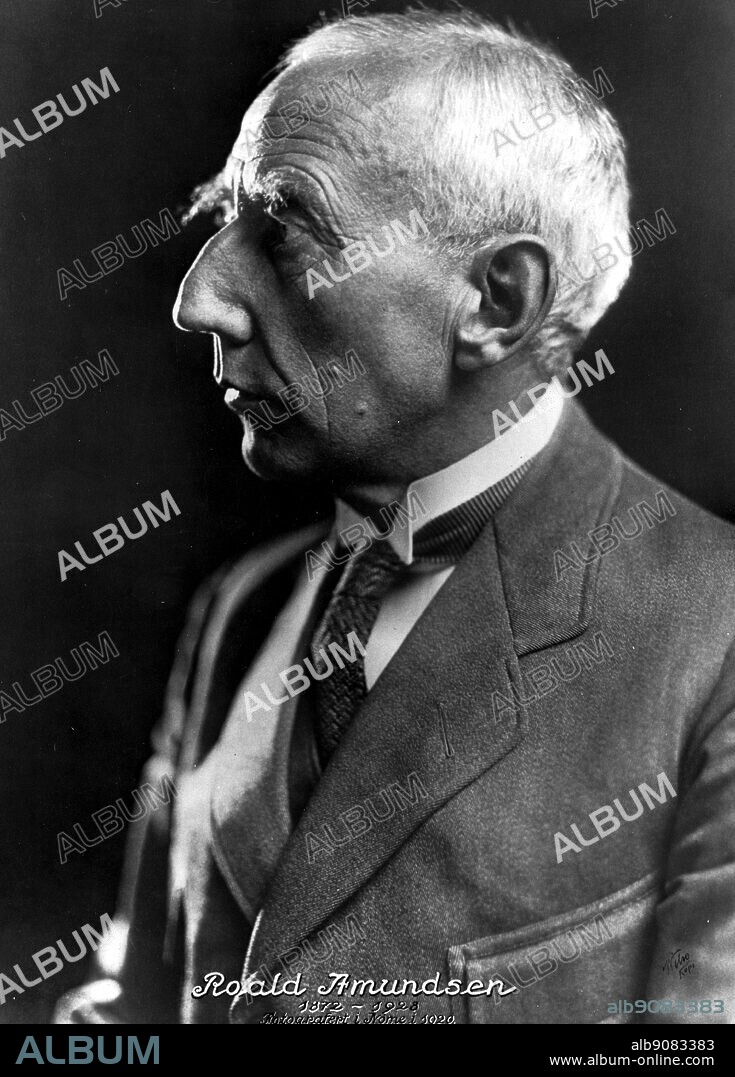 Roald Amundsen in 1920, (1872-1928) was a Norwegian explorer of polar regions. He led the Antarctic expedition of 1910-1912 which was the first to reach the South Pole. Antarctica: The Last Continent by Ian Cameron, page 163.