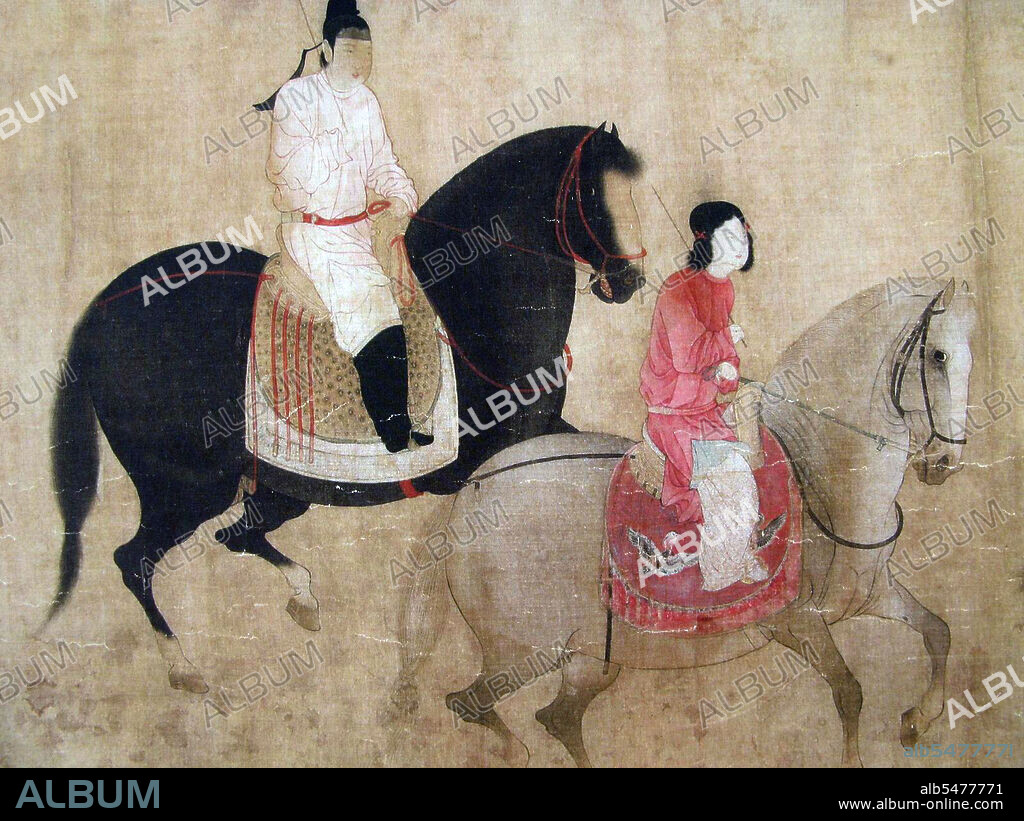 Zhang Xuan, who flourished during the reign of Tang Emperor Xuanzong (712-756), painted many pieces of art, one of his best known paintings is Court Ladies Preparing Newly-Woven Silk, of which a single copy survives painted by Emperor Huizong of Song (r. 1100–1125) in the early 12th century. He also painted the Spring Outing of the Tang Court, which was later remade by Li Gonglin.