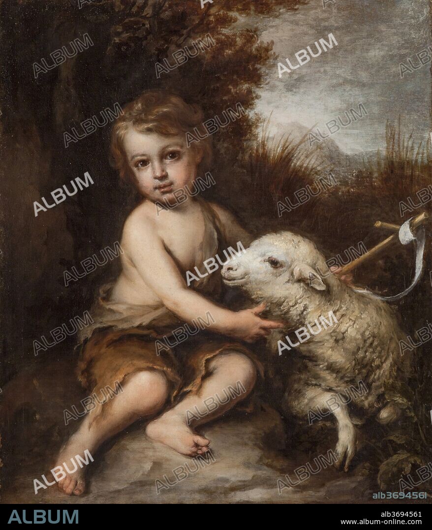 BARTOLOMÉ ESTEBAN MURILLO. Bartolomé Esteban Murillo / 'San Juan Bautista niño', c. 1655-1670.
