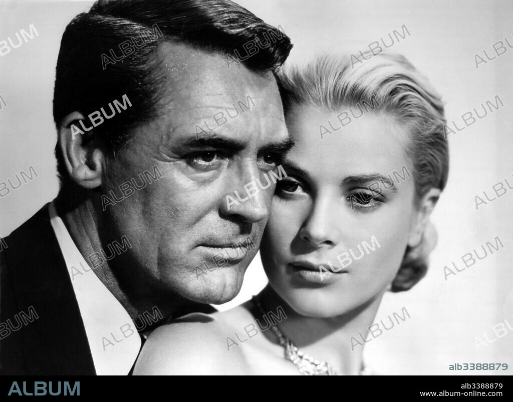 CARY GRANT y GRACE KELLY en ATRAPA A UN LADRÓN, 1955 (TO CATCH A THIEF), dirigida por ALFRED HITCHCOCK. Copyright PARAMOUNT PICTURES.