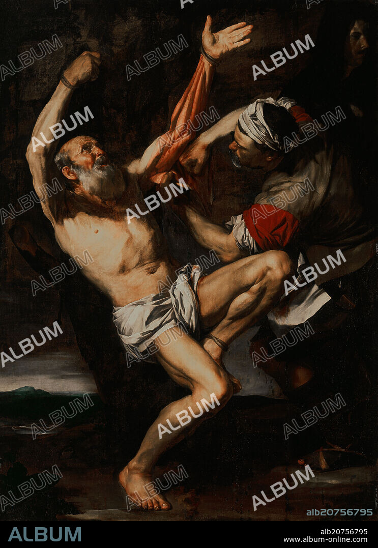 JOSÉ DE RIBERA. MARTIRIO DE SAN BARTOLOME -PINTURA (*1591/+1652).