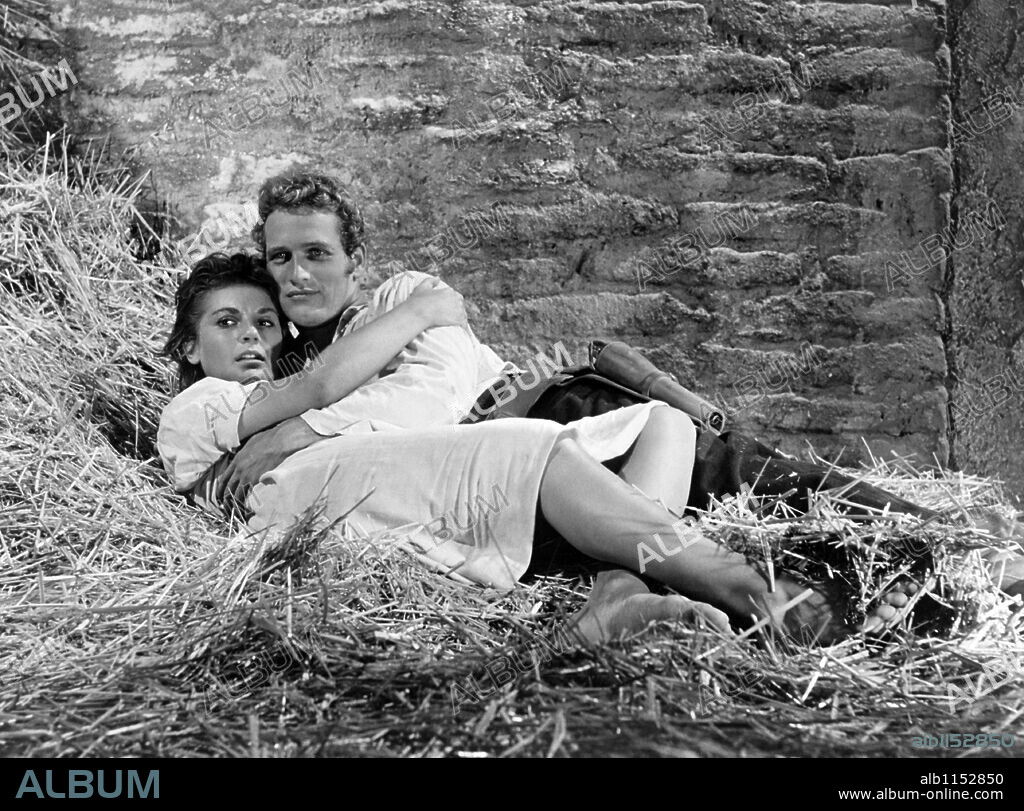 LITA MILAN and PAUL NEWMAN in THE LEFT HANDED GUN, 1958, directed by ARTHUR PENN. Copyright WARNER BROTHERS.