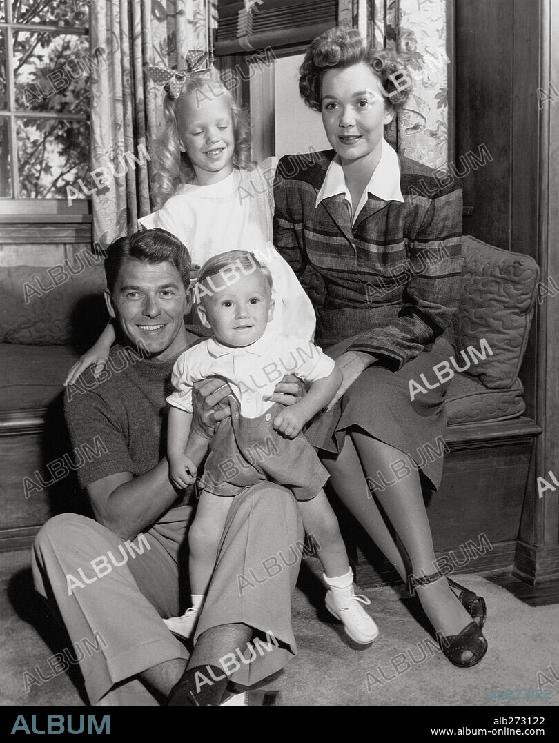 JANE WYMAN et RONALD REAGAN.