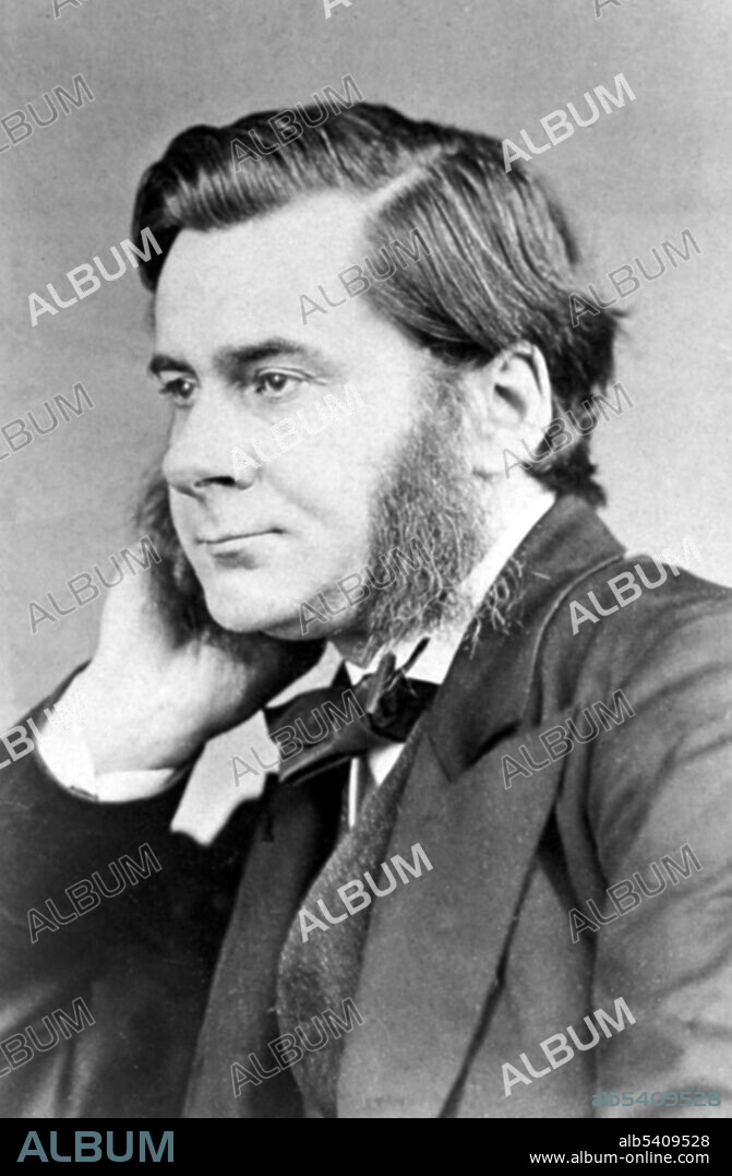 Thomas Henry Huxley (May 4, 1825 - June 29, 1895) was an English biologist, known as "Darwin's Bulldog" for his advocacy of Charles Darwin's theory of evolution. Huxley's famous 1860 debate with Samuel Wilberforce was a key moment in the wider acceptance of evolution, and in his own career. Huxley was slow to accept some of Darwin's ideas, such as gradualism, and was undecided about natural selection, but despite this he was wholehearted in his public support of Darwin. He was instrumental in developing scientific education in Britain, and fought against the more extreme versions of religious tradition. Huxley coined the term 'agnostic' to describe his own views on theology, a term whose use has continued to the present day. Huxley had little formal schooling and was virtually self-taught. The Royal Society, who had elected him as Fellow when he was 25 (1851), awarded him the Royal Medal the next year. He was the youngest biologist to receive such recognition. Huxley retired in 1885, after a bout of depressive illness which started in 1884. He died in 1895 at the age of 70. Photograph by Elliott & Fry, undated.