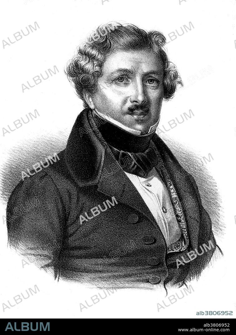 Louis-Jacques-MandÃ© Daguerre (November 18, 1787 - July 10, 1851) was a French artist and physicist and inventor of the daguerreotype process of photography. Although originally employed as a tax officer, Daguerre became a painter of opera scenery, and invented the illuminated diorama. After this he started work with Niepce on chemicals sensitive to light. Niepce died in 1833, but Daguerre continued their work, and unveiled his first camera, the Daguerreotype, in 1839. The Daguerreotype was the Polaroid film of its day: it produced a unique image which could only be duplicated by using a camera to photograph the original. Despite this drawback, millions of Daguerreotypes were produced. Daguerre died in 1851 of a heart attack. Daguerre's name is one of the 72 inscribed on the Eiffel tower.