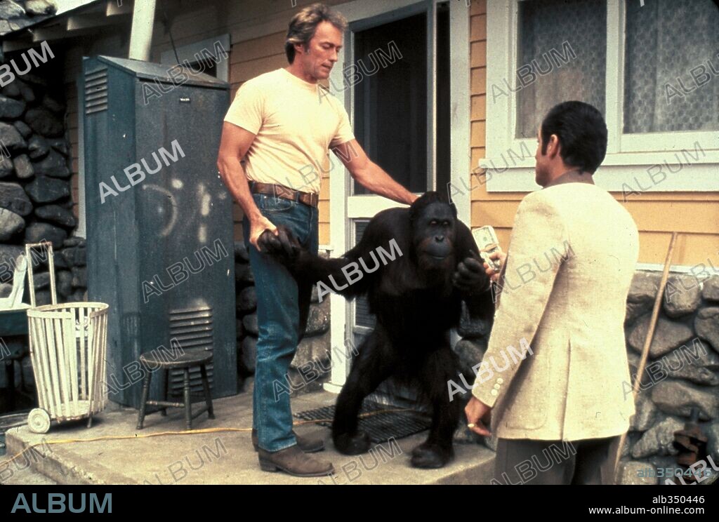 CLINT EASTWOOD en LA GRAN PELEA, 1980 (ANY WHICH WAY YOU CAN), dirigida por BUDDY VAN HORN. Copyright WARNER BROTHERS.