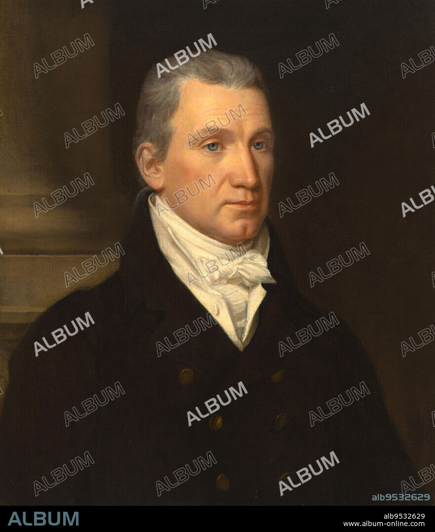 JOHN VANDERLYN. James Monroe. oil on canvas. Date: 1816.
