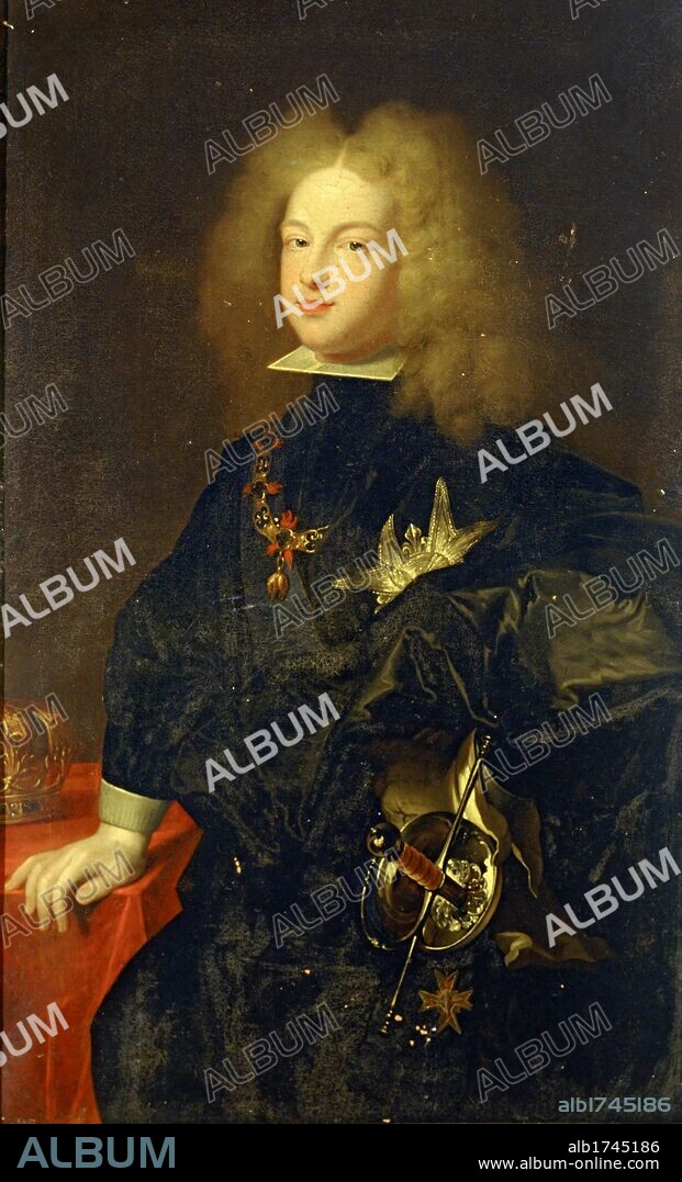 Felipe V de Borbón, rey de España, llamado el Animoso (1683-1746).