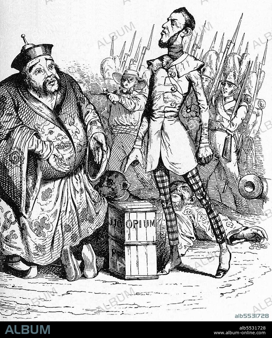 The First Anglo-Chinese War (1839–42), known popularly as the First Opium War or simply the Opium War, was fought between the United Kingdom and the Qing Dynasty of China over their conflicting viewpoints on diplomatic relations, trade, and the administration of justice. Chinese officials wished to stop what was perceived as an outflow of silver and to control the spread of opium, and confiscated supplies of opium from British traders. The British government, although not officially denying China's right to control imports, objected to this seizure and used its newly developed military power to enforce violent redress. In 1842, the Treaty of Nanking—the first of what the Chinese later called the unequal treaties—granted an indemnity to Britain, the opening of five treaty ports, and the cession of Hong Kong Island, thereby ending the trade monopoly of the Canton System. The failure of the treaty to satisfy British goals of improved trade and diplomatic relations led to the Second Opium War (1856–60). The war is now considered in China as the beginning of modern Chinese history.