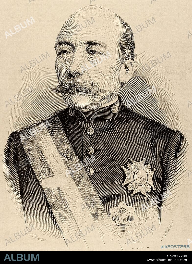 Antonio Caballero y Fernández de Rodas (Madrid, España, 1816-Madrid, España, 1876). Militar español. Intervino en la Primera Guerra Carlista, en la campaña de Marruecos (1859-1860). En 1861 puso fin a la insurrección de Loja. Apoyó la Gloriosa "Revolución de 1868". En 1869 fue nombrado Capitán general de Cuba. Grabado. "La Ilustración Española y Americana", 1876.