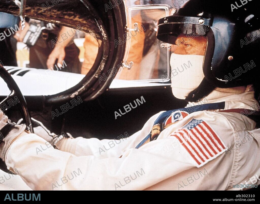 STEVE MCQUEEN en LAS 24 HORAS DE LE MANS, 1971 (LE MANS), dirigida por LEE H. KATZIN. Copyright SOLAR/CINEMA CENTER / Cortesía.