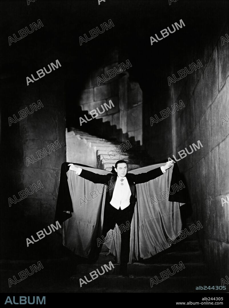 BELA LUGOSI en DRACULA, 1931, dirigida por TOD BROWNING. Copyright UNIVERSAL PICTURES.