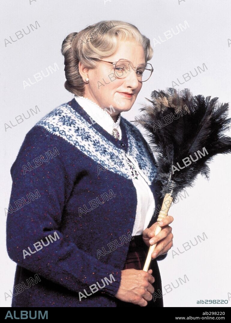 ROBIN WILLIAMS in MRS. DOUBTFIRE, 1993, unter der Regie von CHRIS COLUMBUS. Copyright 20TH CENTURY FOX / GRACE, ARTHUR.