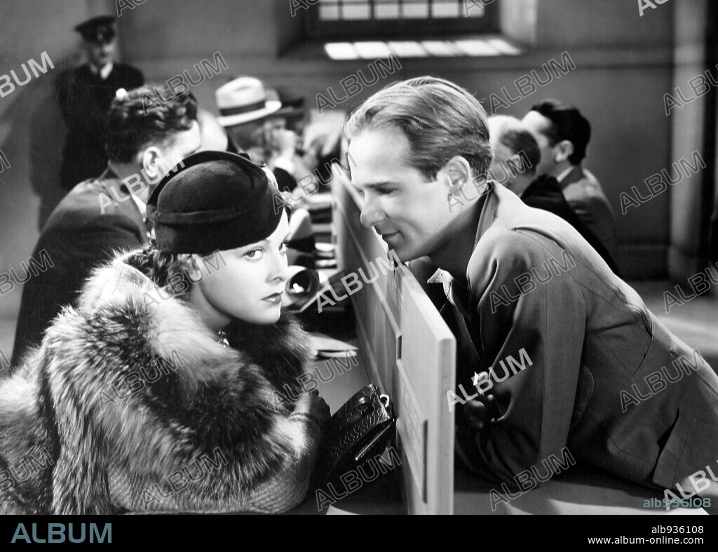 CHICK CHANDLER and FRANCES DEE in BLOOD MONEY, 1933, directed by ROWLAND BROWN. Copyright UNITED ARTISTS.