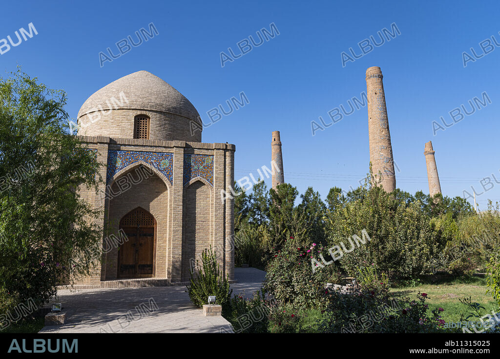 Musalla Minarets of Herat, Herat, Afghanistan, Asia.