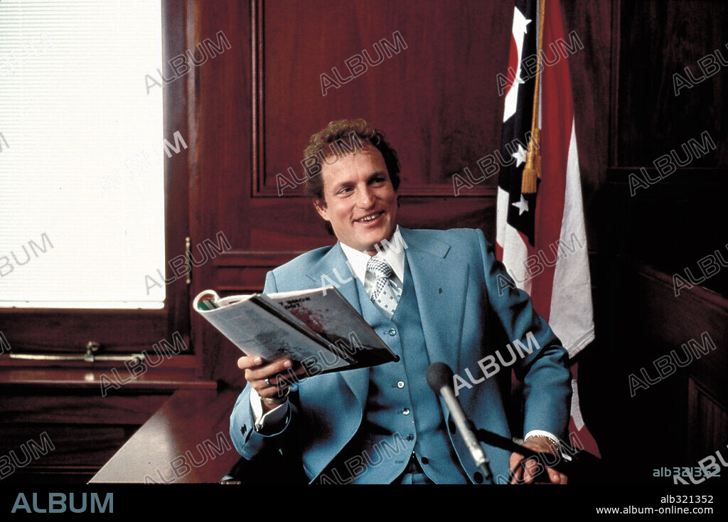 WOODY HARRELSON en EL ESCANDALO LARRY FLYNT, 1996 (THE PEOPLE VS. LARRY FLYNT), dirigida por MILOS FORMAN. Copyright UNITED ARTISTS / BALDWIN, SIDNEY.