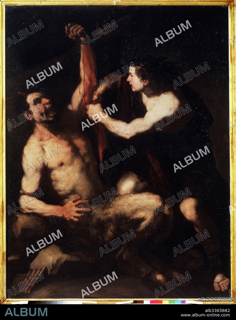 LUCA GIORDANO. Marsyas and Apollo.