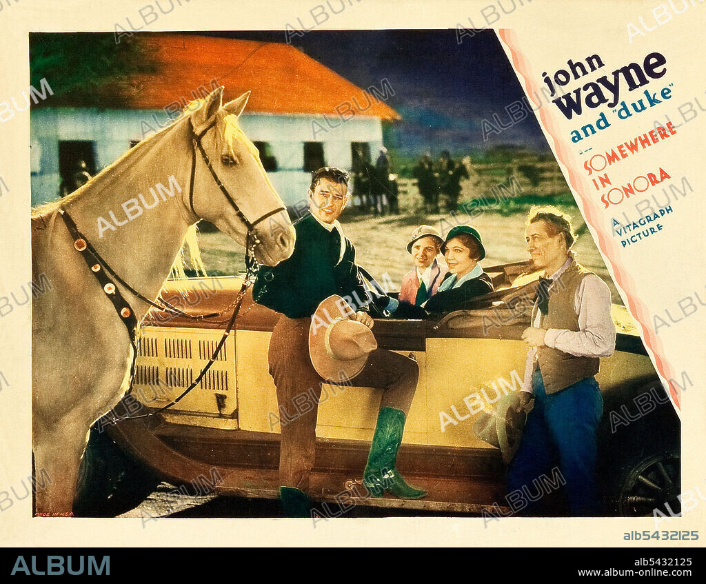 JOHN WAYNE in SOMEWHERE IN SONORA, 1933, directed by MACK V. WRIGHT. Copyright WARNER BROTHERS.