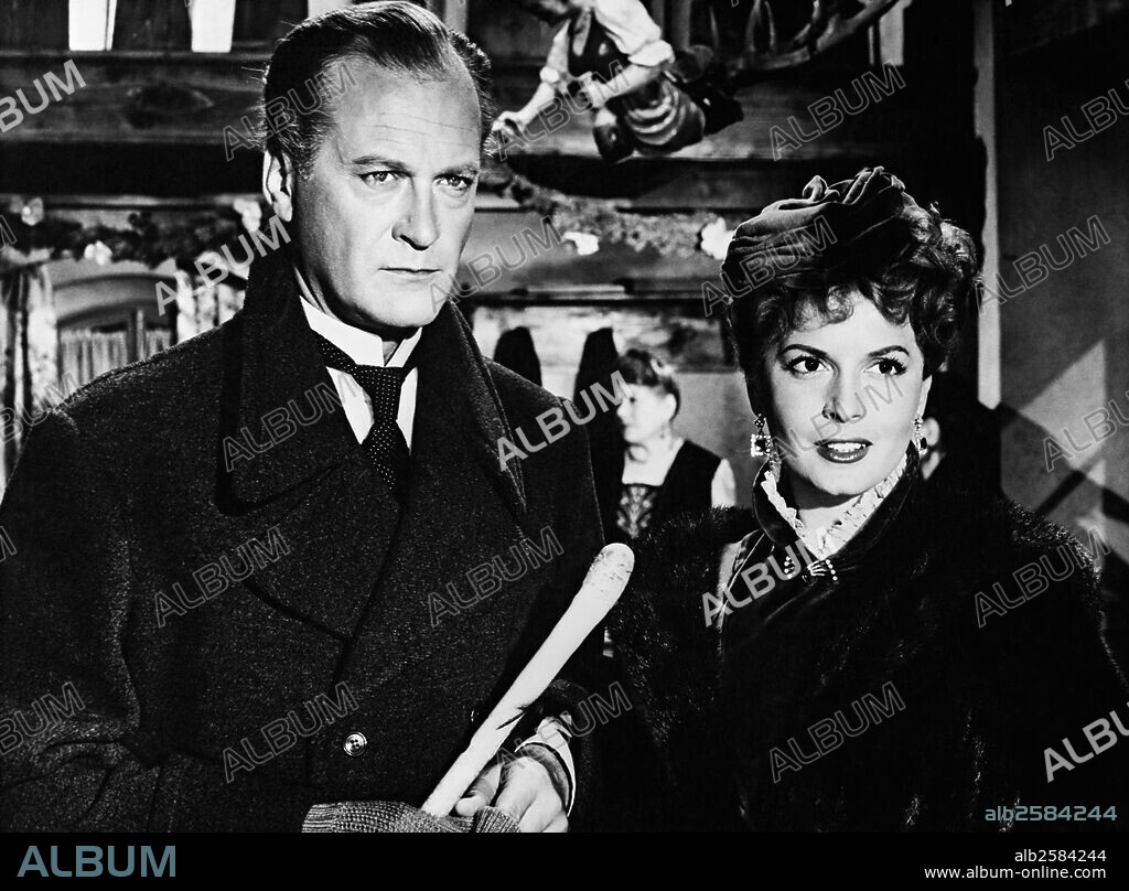 CURD JüRGENS and EVA BARTOK in ORIENT EXPRESS, 1954, directed by CARLO LUDOVICO BRAGAGLIA. Copyright SIRIUS.