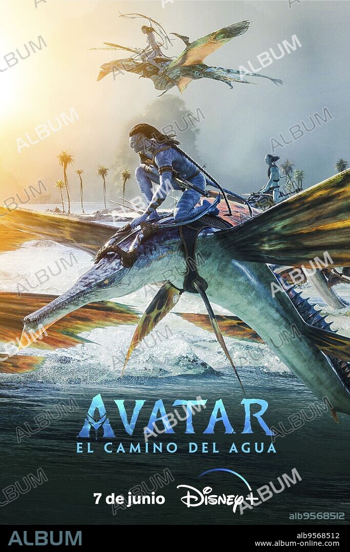 Poster de AVATAR: EL SENTIDO DEL AGUA, 2022 (AVATAR: THE WAY OF WATER), dirigida por JAMES CAMERON. Copyright 20TH CENTURY STUDIOS.