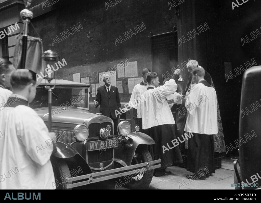 Ford A Vehicle Reg. No.  MY5199. Place:  Blessing of motor vehicles. Date:.