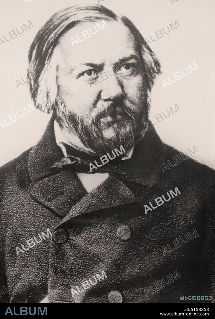MIJAIL IVANOVICH GLINKA (1804-1857) COMPOSITOR RUSO.