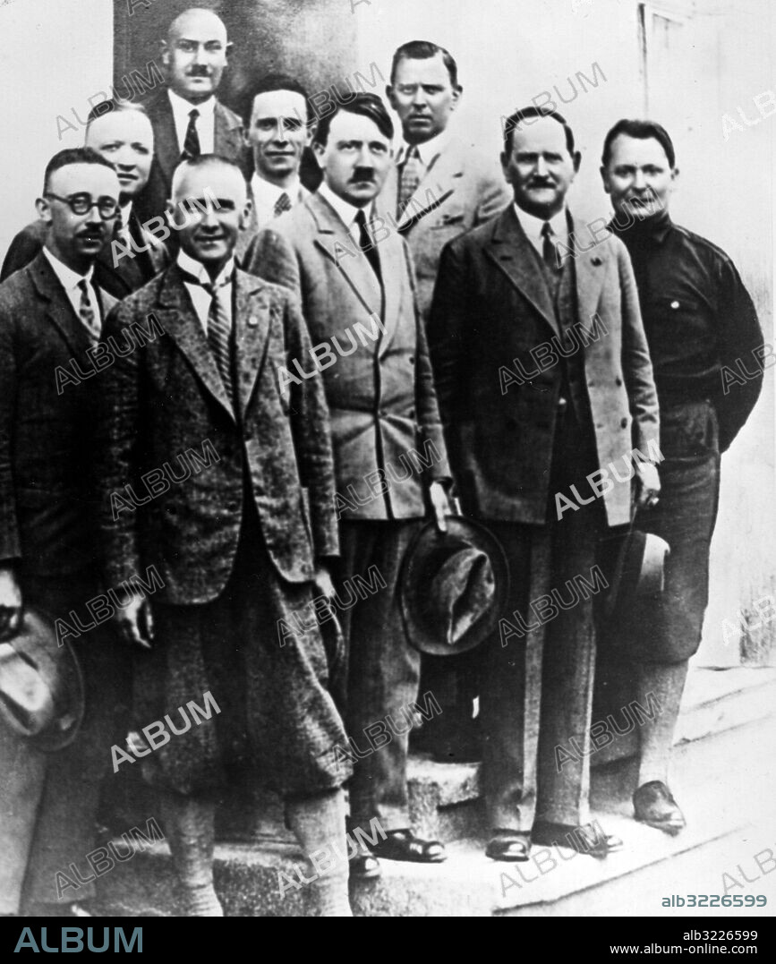 Utan bildtext. Anm. Politisk opposition persons: Adolf Hitler ;Heinrich Himmler ;Hermann Göring ;Joseph Goebbels ;Wilhelm Frick sites: TYSKLAND PhotoDate:192?-??-??.