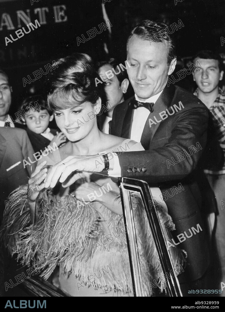Rossana Podesta and Marco Vicario, Rome, 1962.
