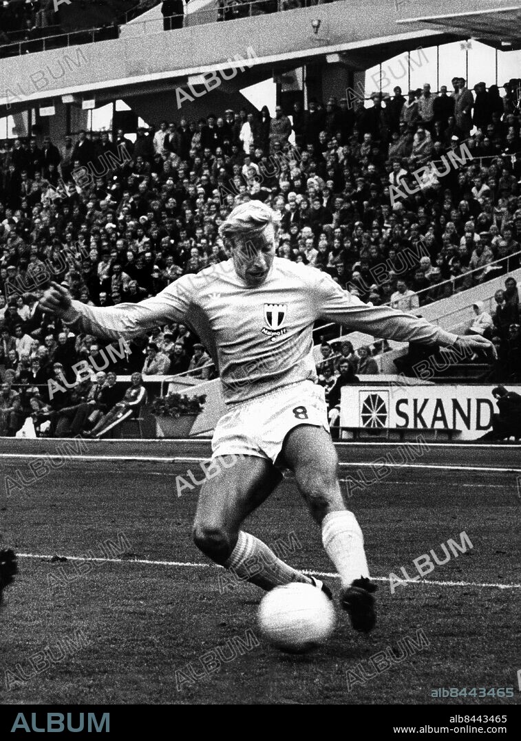 Bo Larsson fotboll Malmö FF 1975. (c) Lasse Svensson / Sydsvenskan /IBL Bildbyrå.