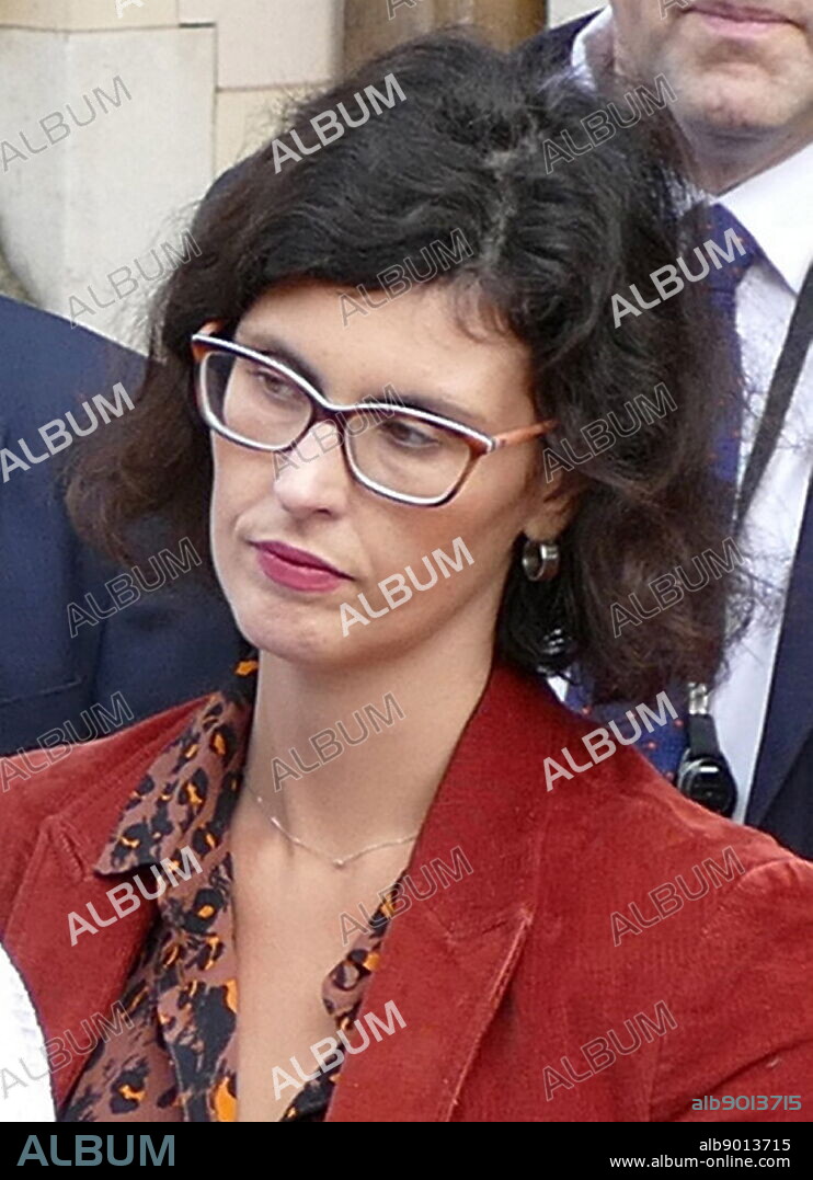 Layla Moran addresses the press after returning to Parliament, after the Supreme Court annulled the prorogation of Parliament. 25th September 2019. Layla Moran (born 1982); British Liberal Democrat politician. Member of Parliament since 2017. Moran is the first UK Member of Parliament of Palestinian descent. She has served as the Liberal Democrat spokesperson for Education since 2017, and spokesperson for Digital, Culture, Media and Sport since 2019.