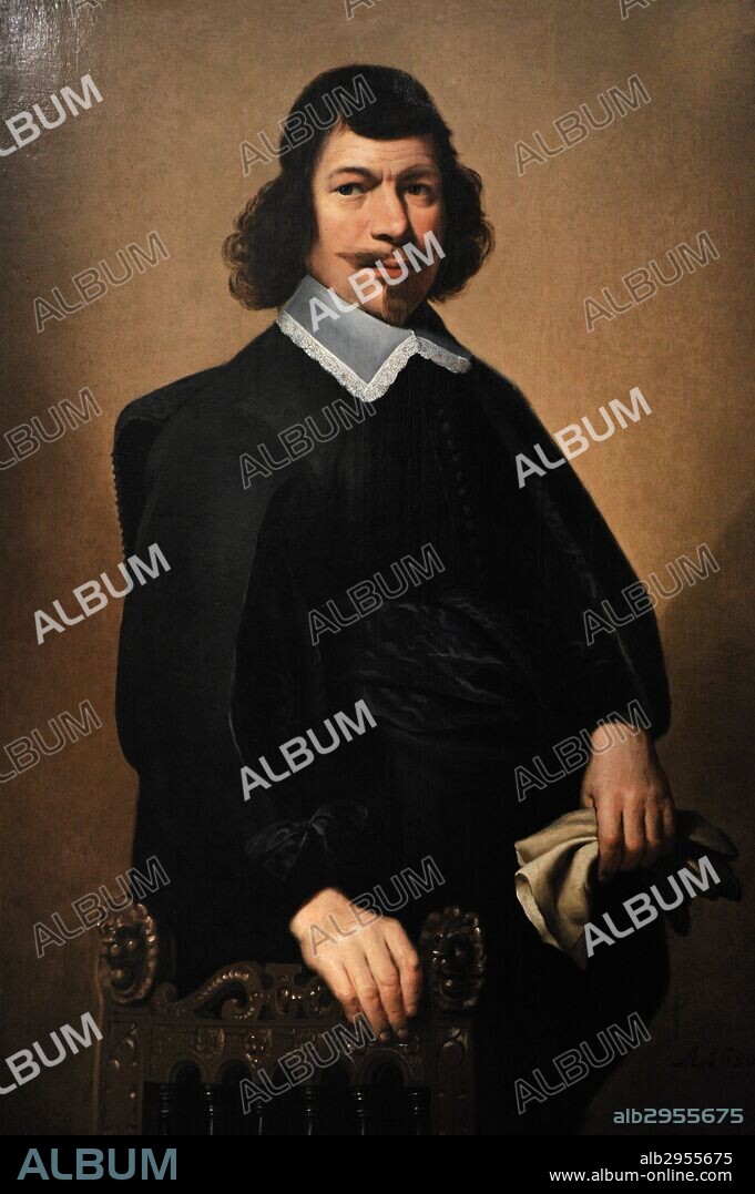 Albert Jacob Cuyp o Aelbert Jacobsz Cuyp (1620-1691). Pintor holandes. Retrato de un hombre. Países Bajos, 1650. Oleo sobre madera. Museo Nacional. Gdansk. Polonia.