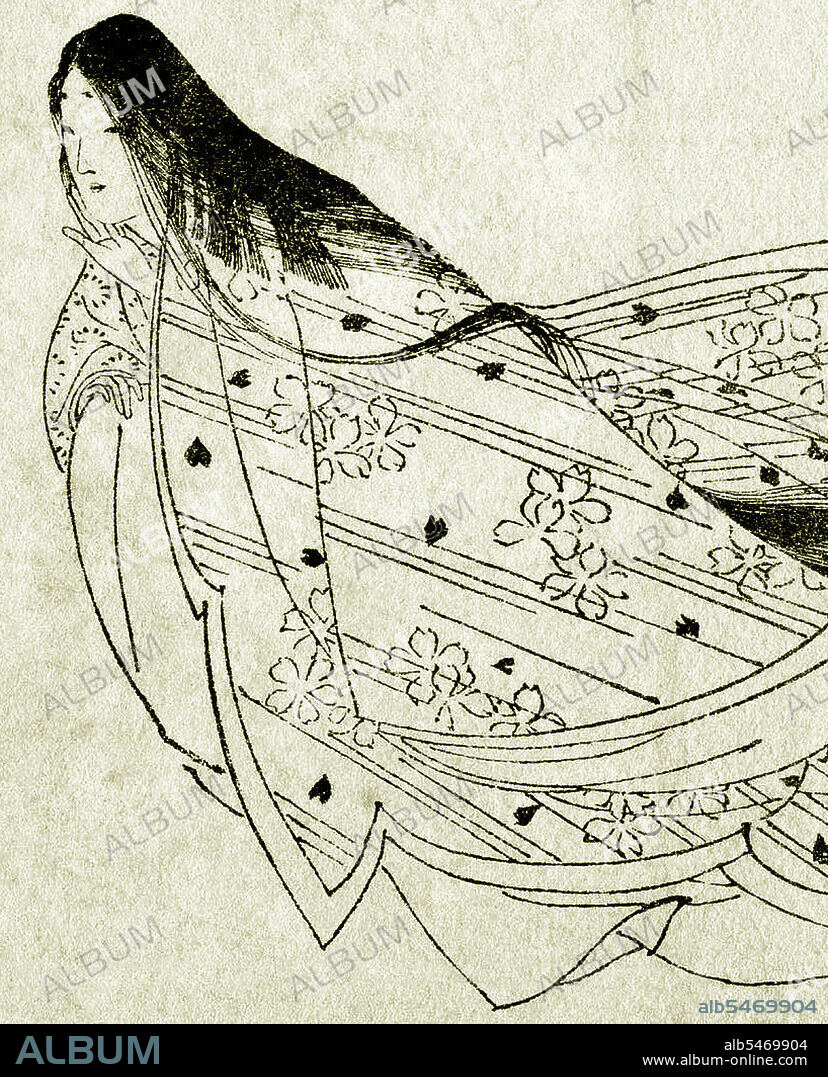 Ono no Komachi was a Japanese waka poet, one of the Rokkasen-the Six best Waka poets of the early Heian period. She was renowned for her unusual beauty, and Komachi is today a synonym for feminine beauty in Japan.