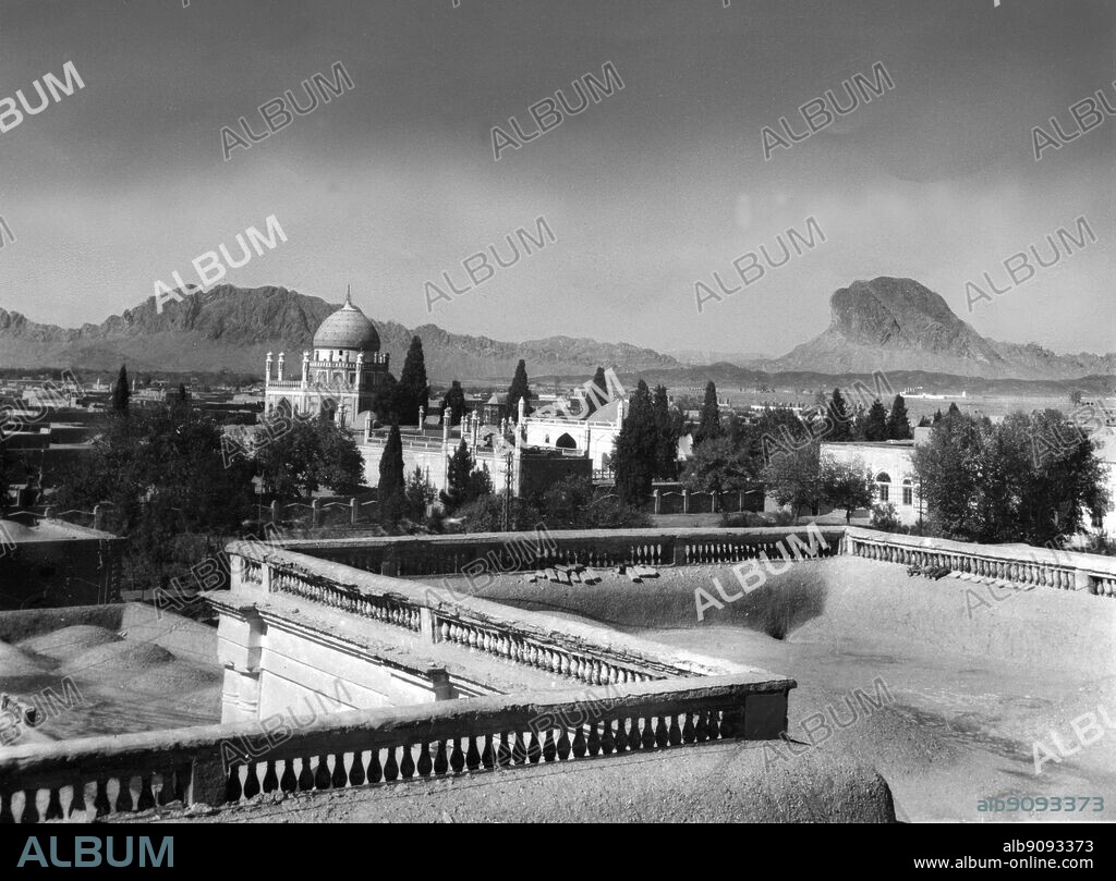 Kandahar view from roof of Government palace of tomb of Ahmad Shah Durrani 18th founder of the city Afghanstan.