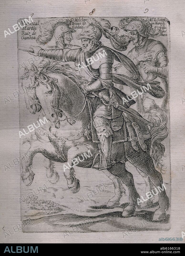 ALONSO DE OVALLE. CONQUISTADORES DE CHILE: MARISCAL MARTIN RUIZ DE GAMBOA, MELCHOR BRAVO DE SARAVIA Y ALVAREZ DE SOTOMAYOR MARQUES DE VILLAHERMOSA - SIG.