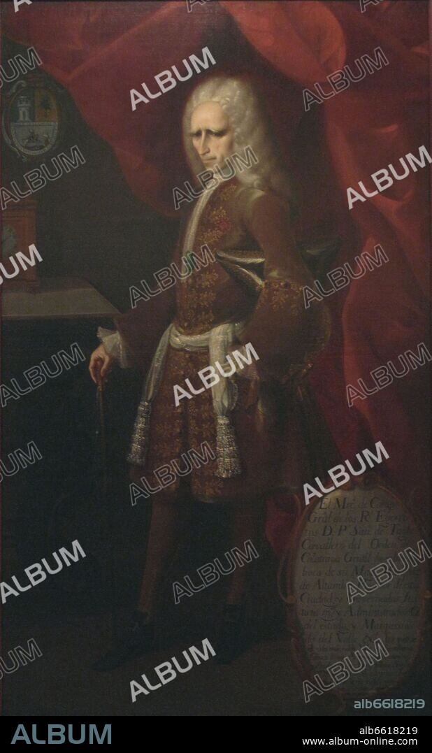 MARTINEZ FRANCISCO ATRIBUIDO. 'Pedro Sánchez de Tagle, 2nd Marquis of Altamira', 1730, Oil on canvas.