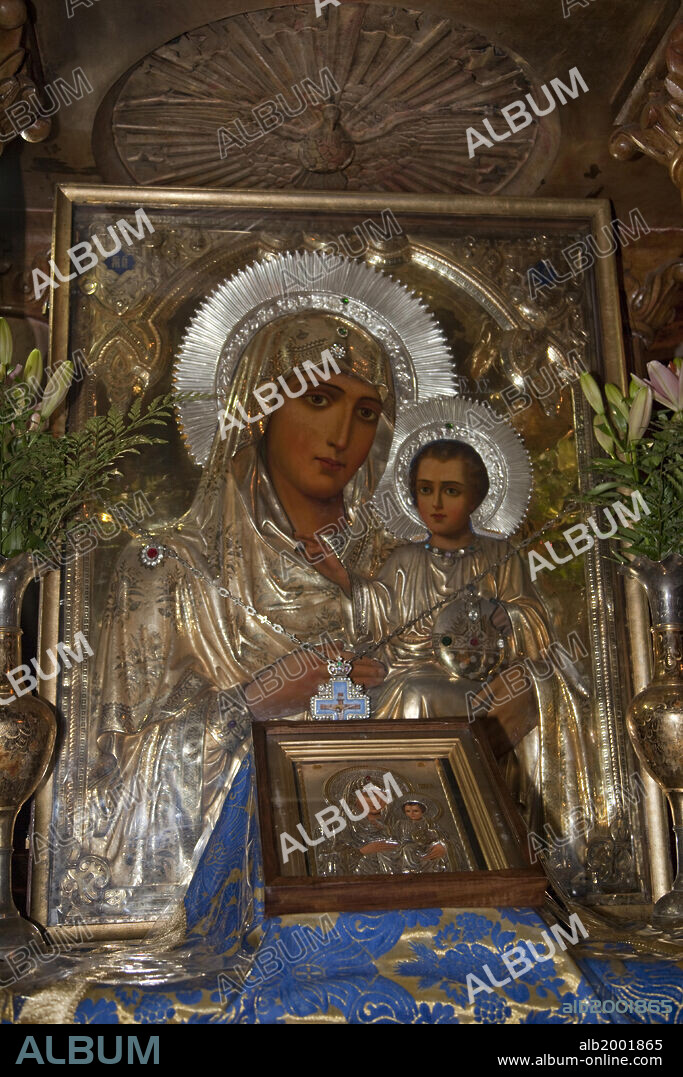 The site venerated as the Tomb of the Virgin Mary is located in the Kidron (Cedron) Valley, at the foothill of the Mount of Olives in Jerusalem.  According to Christian tradition, this site in Jerusalem is where Mary fell into an eternal sleep and was taken to heaven. The tomb dates from the 1st century AD. A succession of Christian churches have been built, destroyed and rebuilt on this site since the Byzantine period (6th century). The Crusaders were the last to rebuild the church in 1130. Saladin destroyed most of the upper church in the late 12th century, leaving the lower church intact. The site is also venerated by Muslims, since the Prophet Muhammad is said to have seen a light over Mary's Tomb in his Night Journey from Mecca to Jerusalem.
