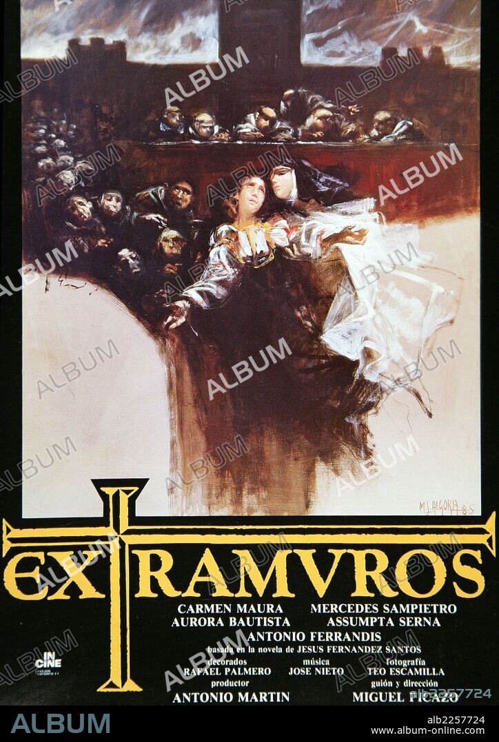 PELICULA : EXTRAMUROS , 1985. BASADA EN LA NOVELA HOMONIMA DE JESUS FERNANDEZ SANTOS. DIRECTOR : MIGUEL PICAZO. ACTORES : CARMEN MAURA , MERCEDES SAMPIETRO ,AURORA BAUTISTA.