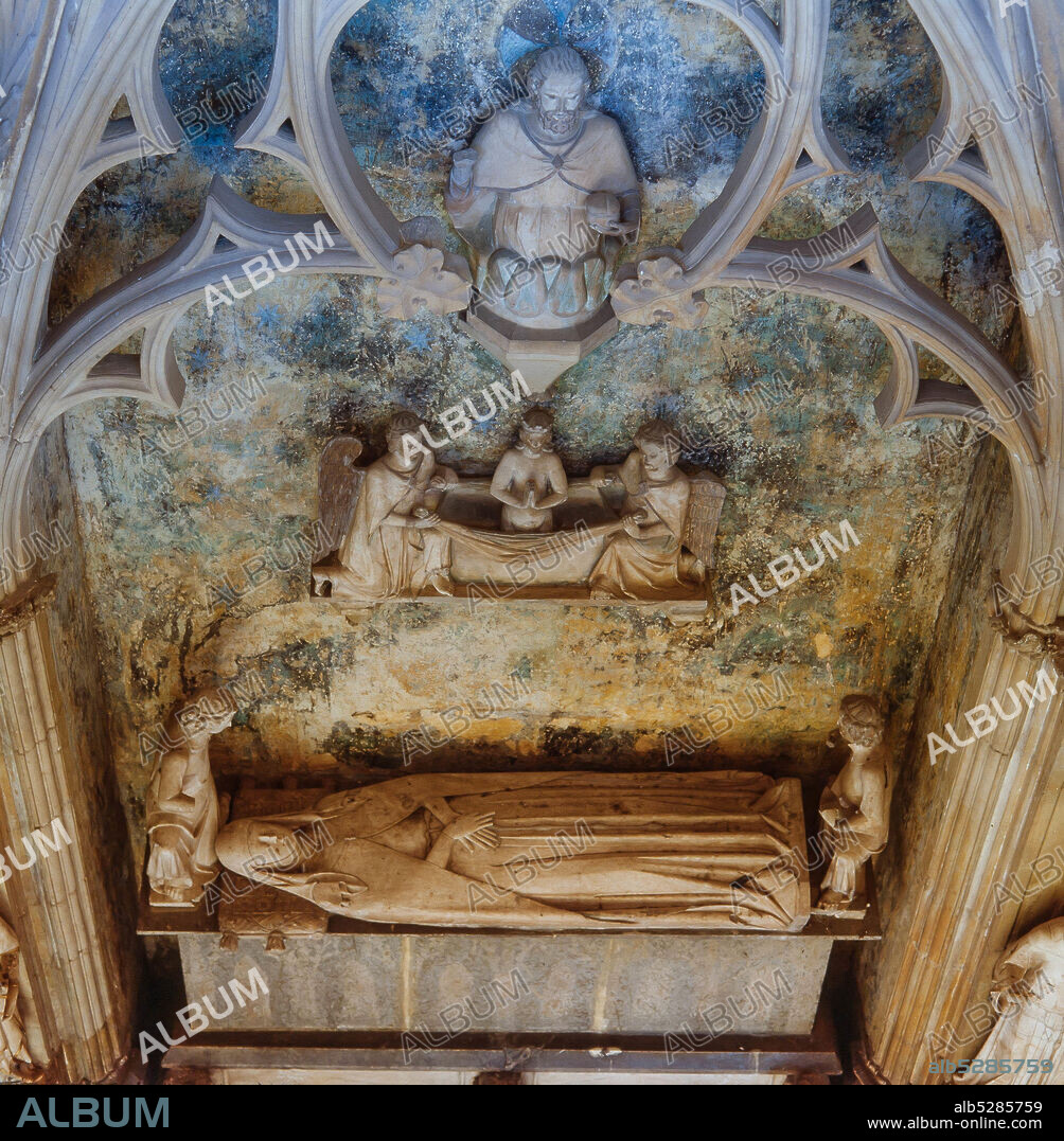 Sepulcro de la reina Elisenda de Moncada, Monasterio de Pedralbes, Barcelona.